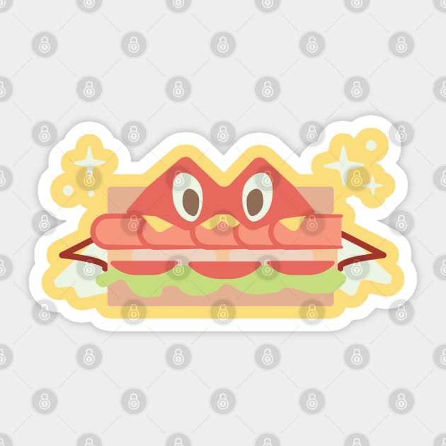 Hero Sandwich Sticker by zacrizy
